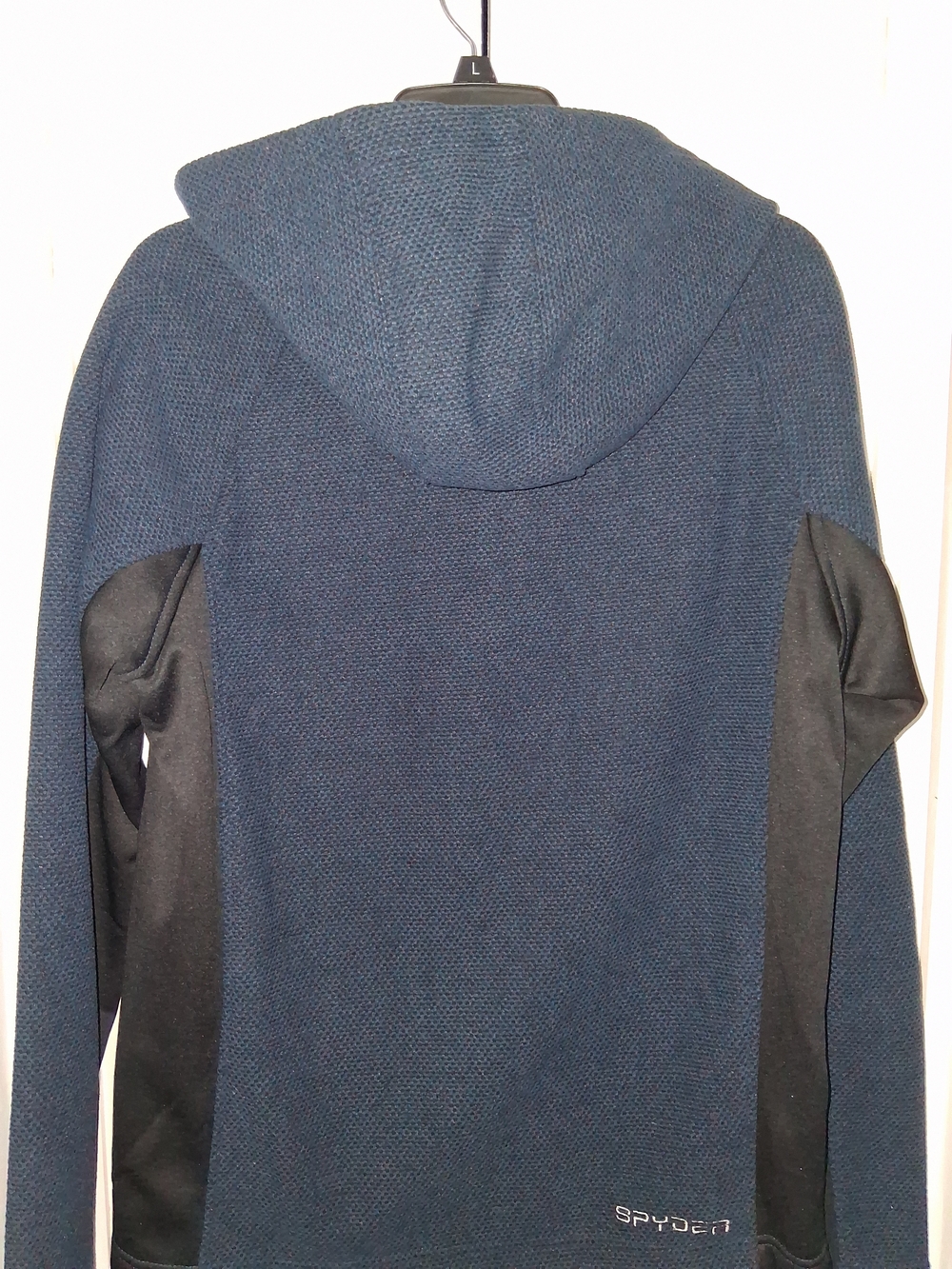 Spyder Men's Navy Half-Zip Hooded Sweater - Picture 12 of 13